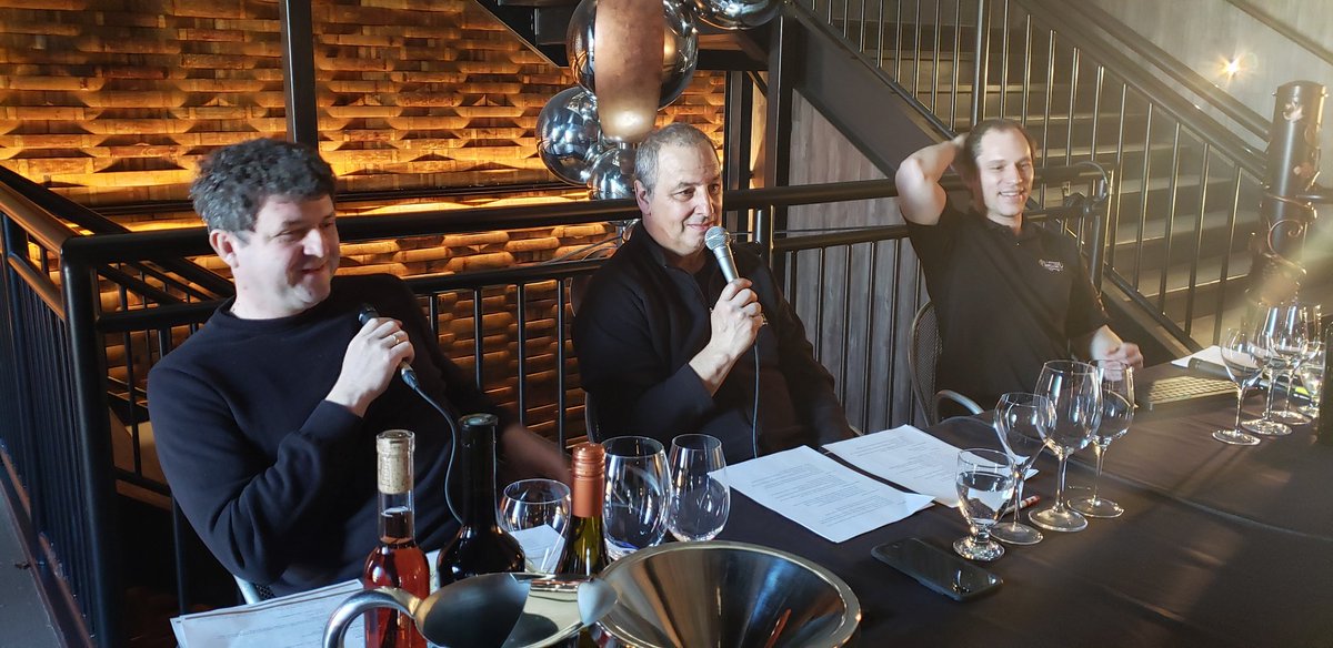Pillitteriwines's tweet photo. Charlie Pillitteri with winemaker Alex Kolundzic and export manager Jared Goerz presenting wine for #cdnwineinbrazil #zoommeeting #winetalk https://t.co/7B0MEez2Bk