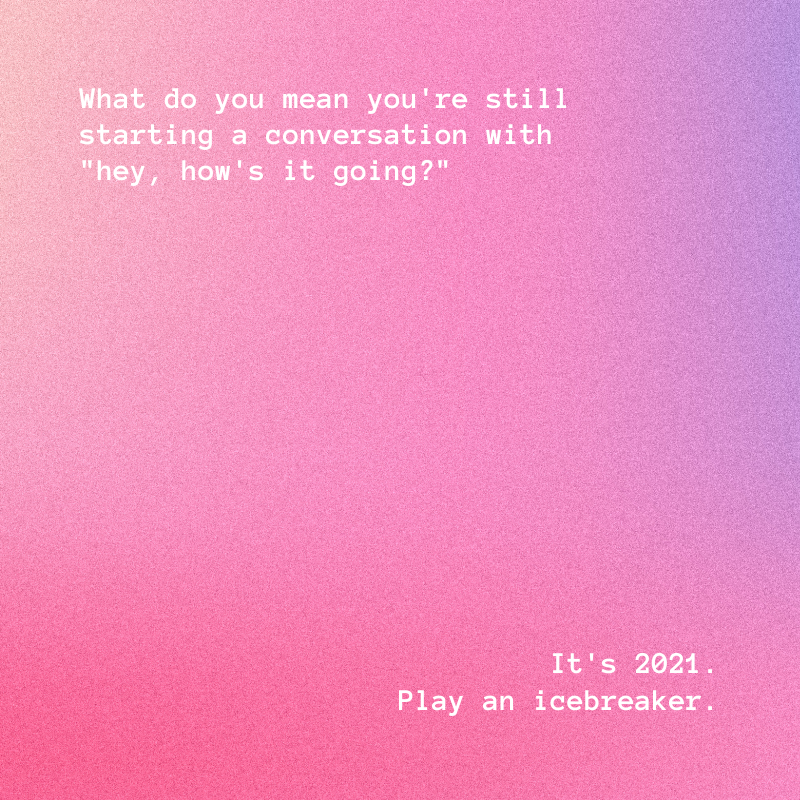 vvibe_app's tweet photo. Did you know that users on dating apps who start with interesting questions get more replies than "hey"? Let us help take you to the next level with icebreakers 💬
#datingapp #swoonmeapp #onlinedating #datingtips #datingadvice https://t.co/i3FZffvM9G