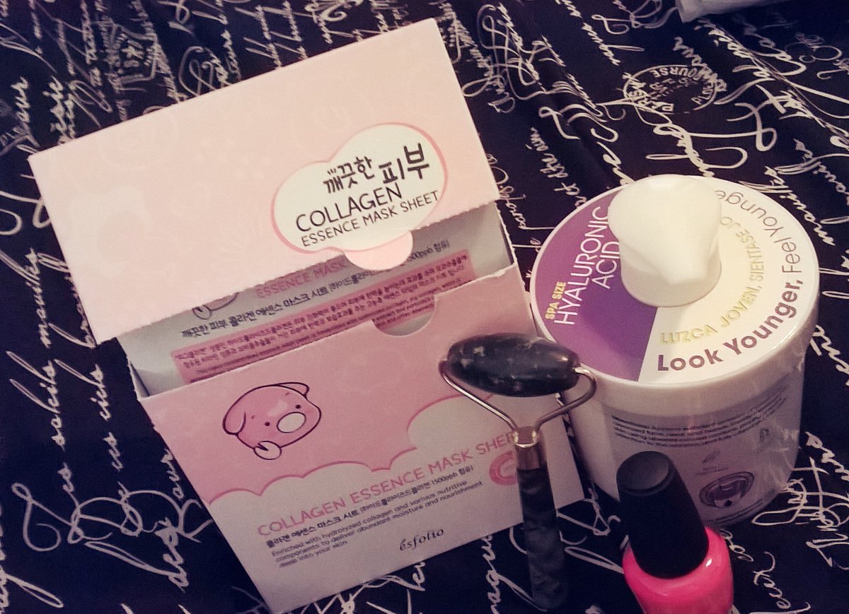 About to enjoy a much needed at-home spa night