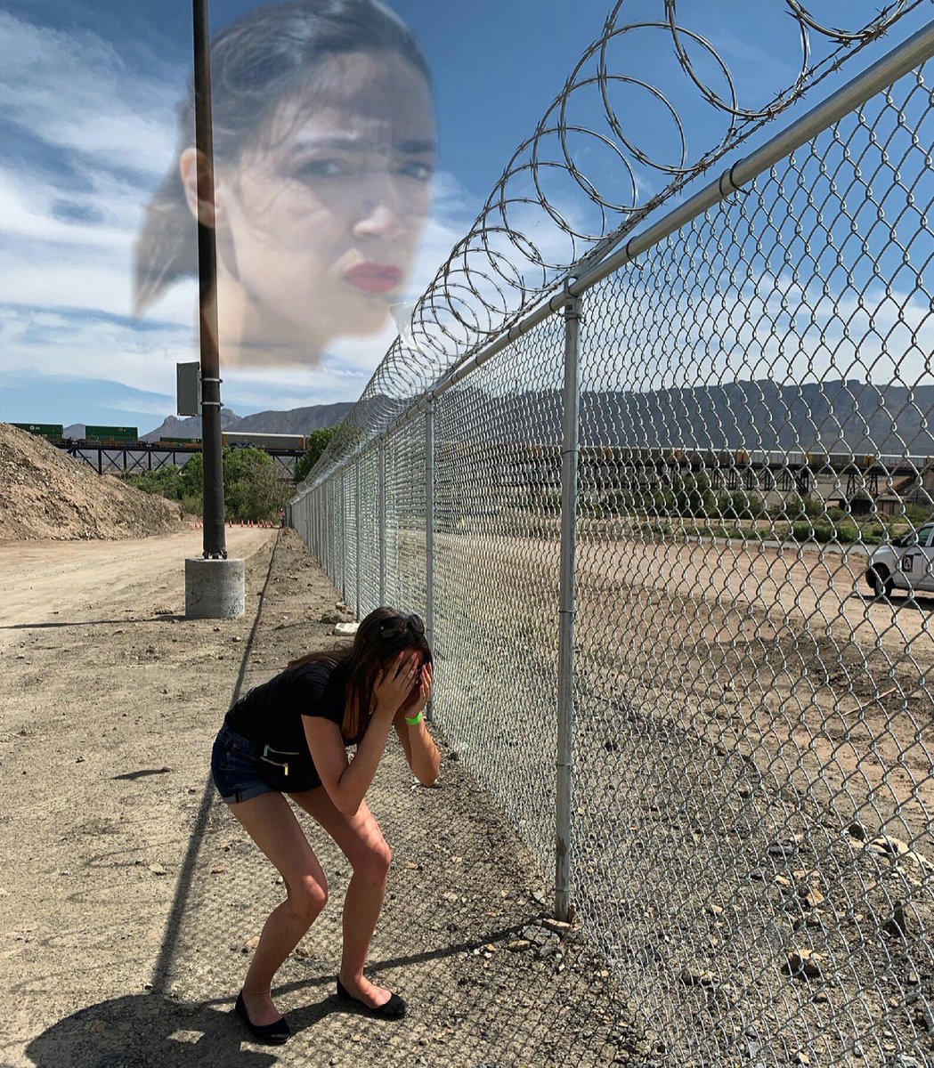 RT @stclairashley: AOC wasn’t available for a photo op at the border this time so I guess I’ll have to fill in https://t.co/hH8NTdGDHB