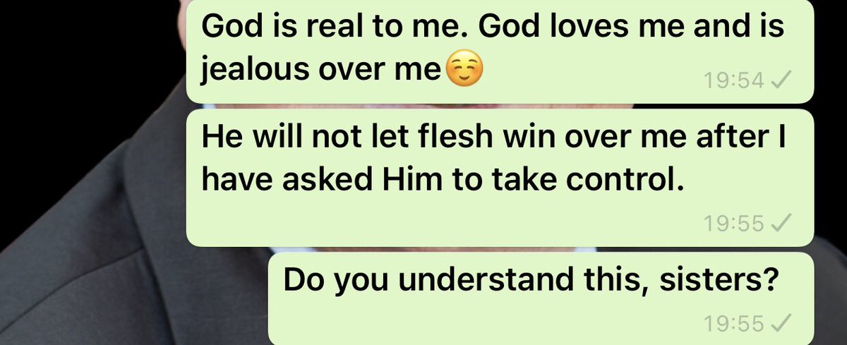 ebeletheservant's tweet photo. How I deal with konji (sexual urges). https://t.co/8F5D0NDTTu