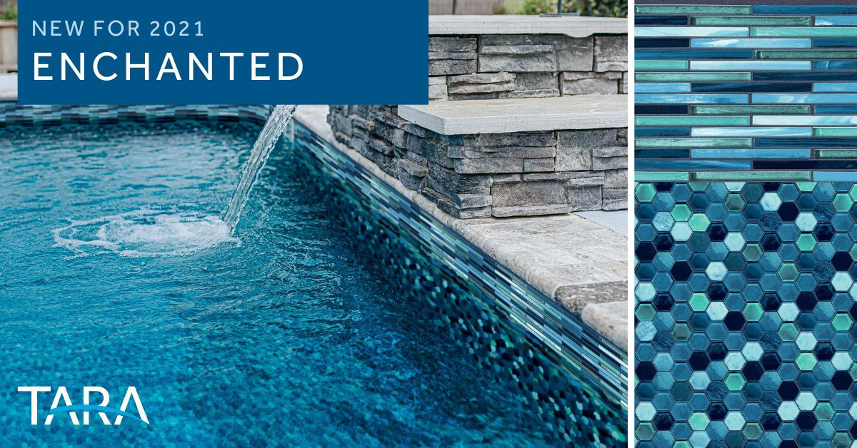 BhamPoolGuy's tweet photo. Create a dreamlike experience in your backyard with the spellbinding new Enchanted pattern from Tara. Designed to enhance the atmospheric be... https://t.co/gi71EkQkpY