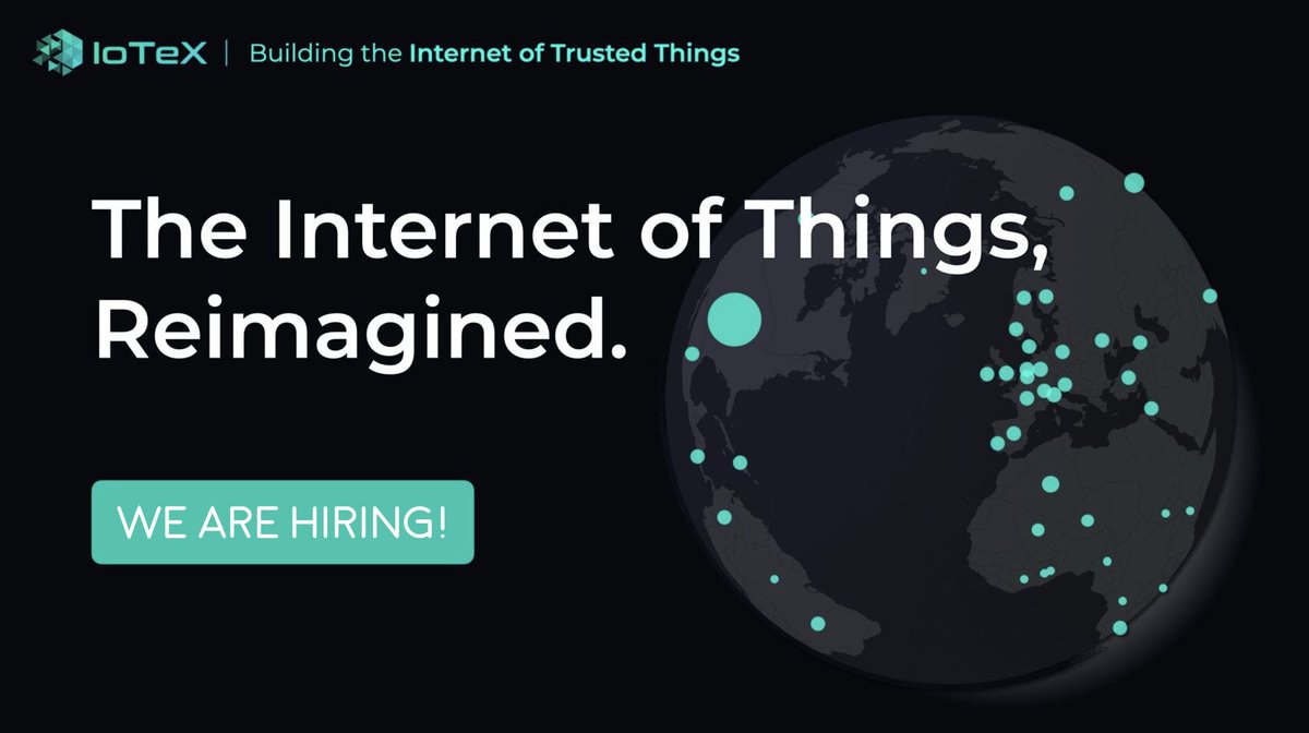 iotex_io's tweet photo. IoTeX is building a world-class Marketing + Design team. See our open listings on @CryptoJobsList if you want to help us build the Internet of Trusted Things! $IOTX

➡️ Marketing Manager: https://t.co/j16IvcuGvE

➡️ Senior Designer: https://t.co/BqgTmb0nKm https://t.co/86RUyPII3l