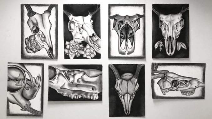 TheStateTimes's tweet image. As we continue to celebrate Women’s History Month, we wanted to spotlight a very talented student artist. Click the link in our bio to read about Rachel Vasti, her art, her aspirations, and her time here at SUNY Oneonta!