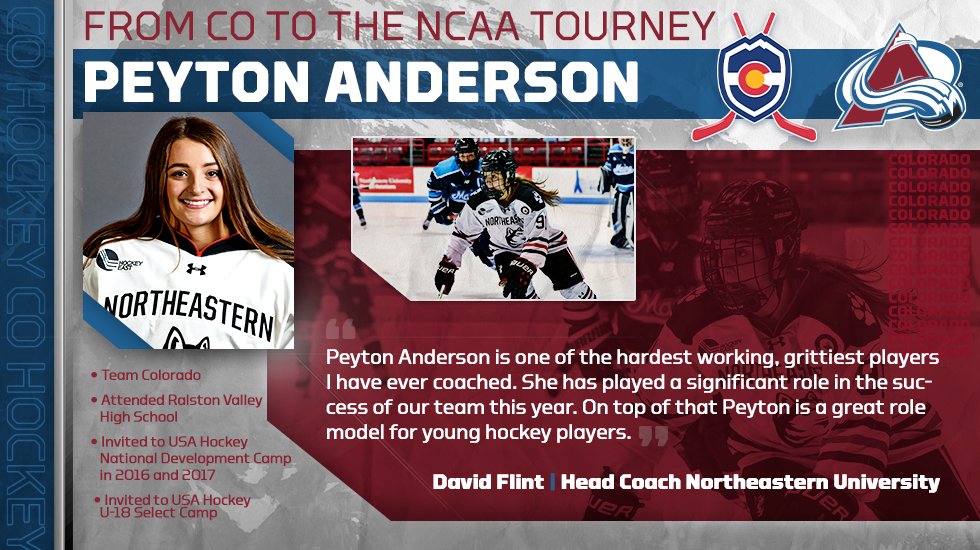 These three ladies that grew up playing hockey in Colorado have made it to the NCAA Championships with their respective teams! Way to go ladies! 

#GenderEqualityMonth