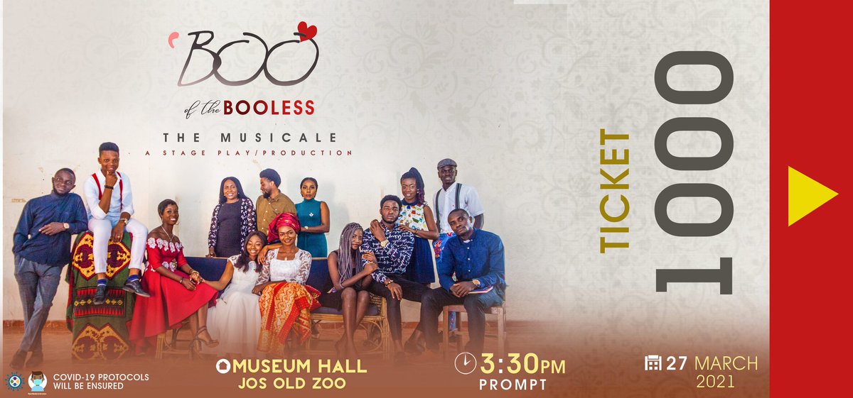 neraht_dd's tweet photo. Ticket is #1000 only and you can pick them up at EcwaTv Africa, Ecwa Headquarters Jos or at Alliance francaise De Jos, West of Mines.
See you on Saturday!! ๐๐
#BOTBMusical
#MentalHealthMatters
#PTSDAwareness https://t.co/UgBSCVYt19