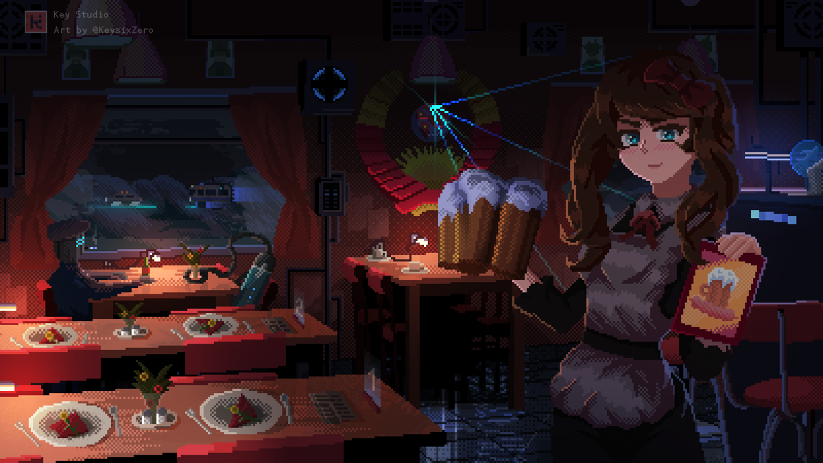 KeysixZero's tweet photo. Soviet bar!

#pixelart  #cyberpunk #art #Pixel #Wallpaper https://t.co/GQooZTvHOB
