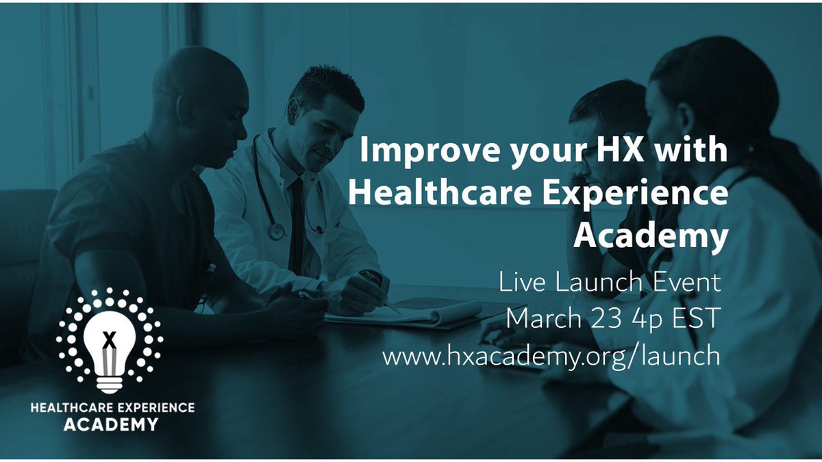 Gearing up for our launch event. Register your seat for an exclusive peek at our new learning environment at Hxacademy.org/launch
We have a great line up in store w/ <a href="/HXFoundation/">HealthcareExperience</a> <a href="/BlackburstEnt/">Blackburst - Orlando Video Production Company</a> <a href="/BrookeHXF/">Brooke Billingsley</a> <a href="/kathleen_lynam/">Kathleen C Lynam</a> <a href="/DrJoeInguanzo/">Joe Inguanzo, PhD</a> <a href="/katieowens2/">Katie Owens</a> @ErykaNews <a href="/PRCExcellence/">PRC</a>