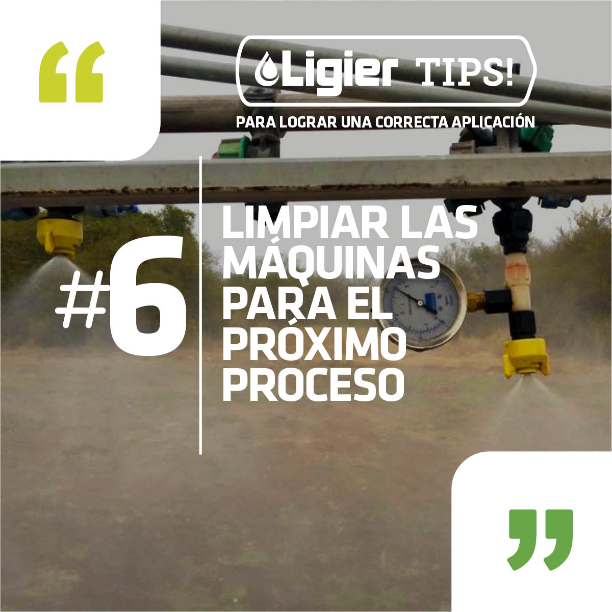 LigierAgro's tweet photo. Limpiar la pulverizadora luego de una aplicación es fundamental, sobre todo si vas a hacer otra en un cultivo sensible. 🚜💦🌱
👉 Te recomendamos usar #LigierClean, es el limpiador más completo del mercado.
https://t.co/VaF82B9VCe
#TipLigier ✅ https://t.co/Hq6HvBk5rF
