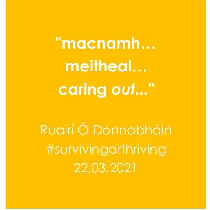 What What A Great Discussion Today W Artists Ruairi O Donnabhain Storbeag Deirdreomahony5 Tobi Balogun Chair Maureen Gaffney Listen Back From Tmw Pm Join Us For More Survivingorthriving
