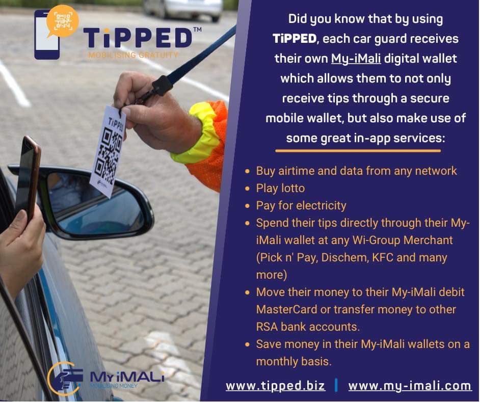 At last; what an incredible solution to a ‘less cash’ era 🚙 💳 💵  tip car guards using your mobile phone

mybroadband.co.za/news/banking/3…