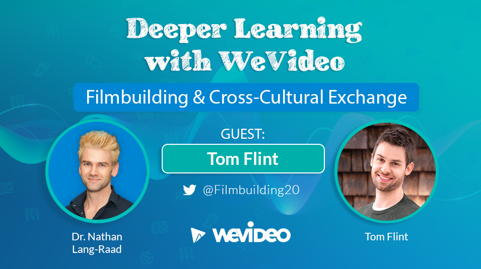 WeVideo's tweet photo. Start your week with Tom Flint @Filmbuilding20, who is an expert on film and cross-cultural exchange.🎤#EdLeaders #DeeperLearning https://t.co/acmrfjCaVI https://t.co/Vioz9NKQuq