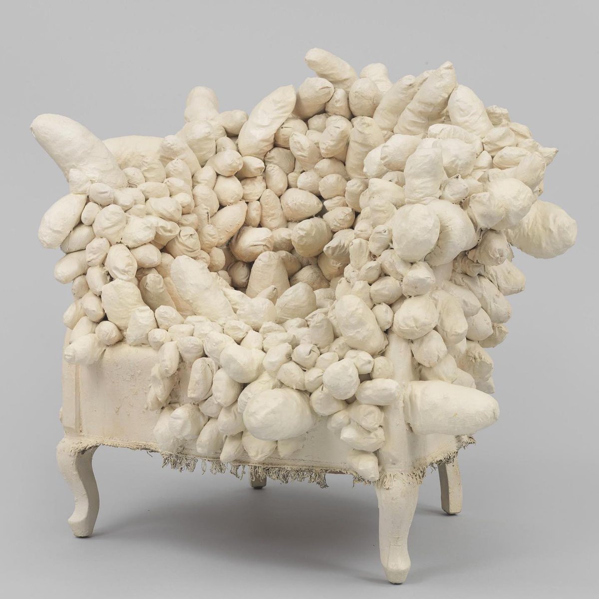 whitneymuseum's tweet photo. Wishing a happy birthday to the one and only #YayoiKusama, who turns 92 today!

This sculpture, Accumulation (c. 1963) is on view now in Making Knowing: Craft in Art, 1950–2019. https://t.co/bQigBCxqPZ