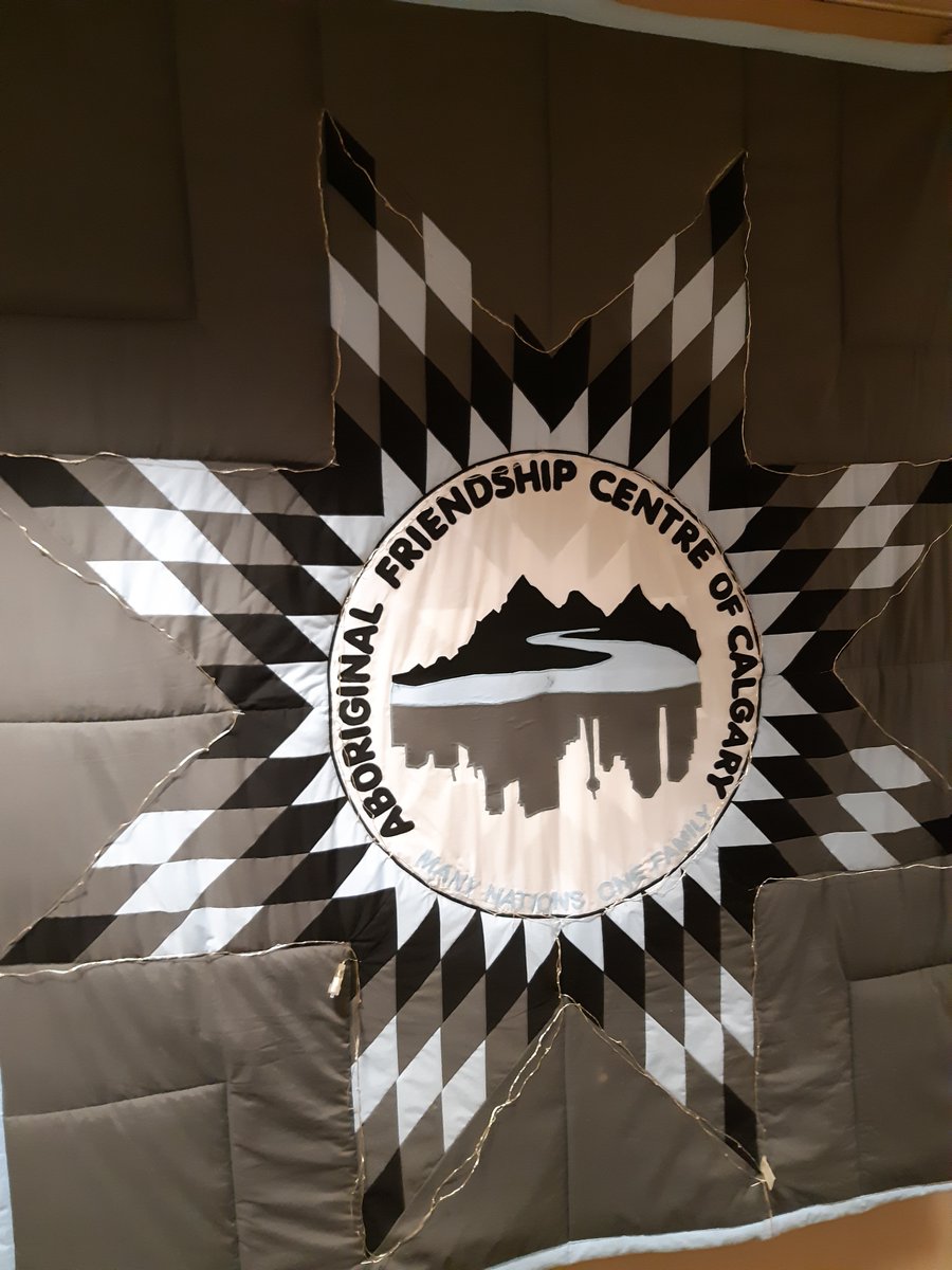 DCAsifRashid's tweet photo. Visited w/ the staff and clients at the Aboriginal Friendship Centre today to recognize a community member for his work with the Calgary Indigenous Court and his contribution of artwork  *Spoiler alert*  watch this space for a new @Calgarypolice challenge coin design, soon! #yyc https://t.co/BLBLh7W0rd
