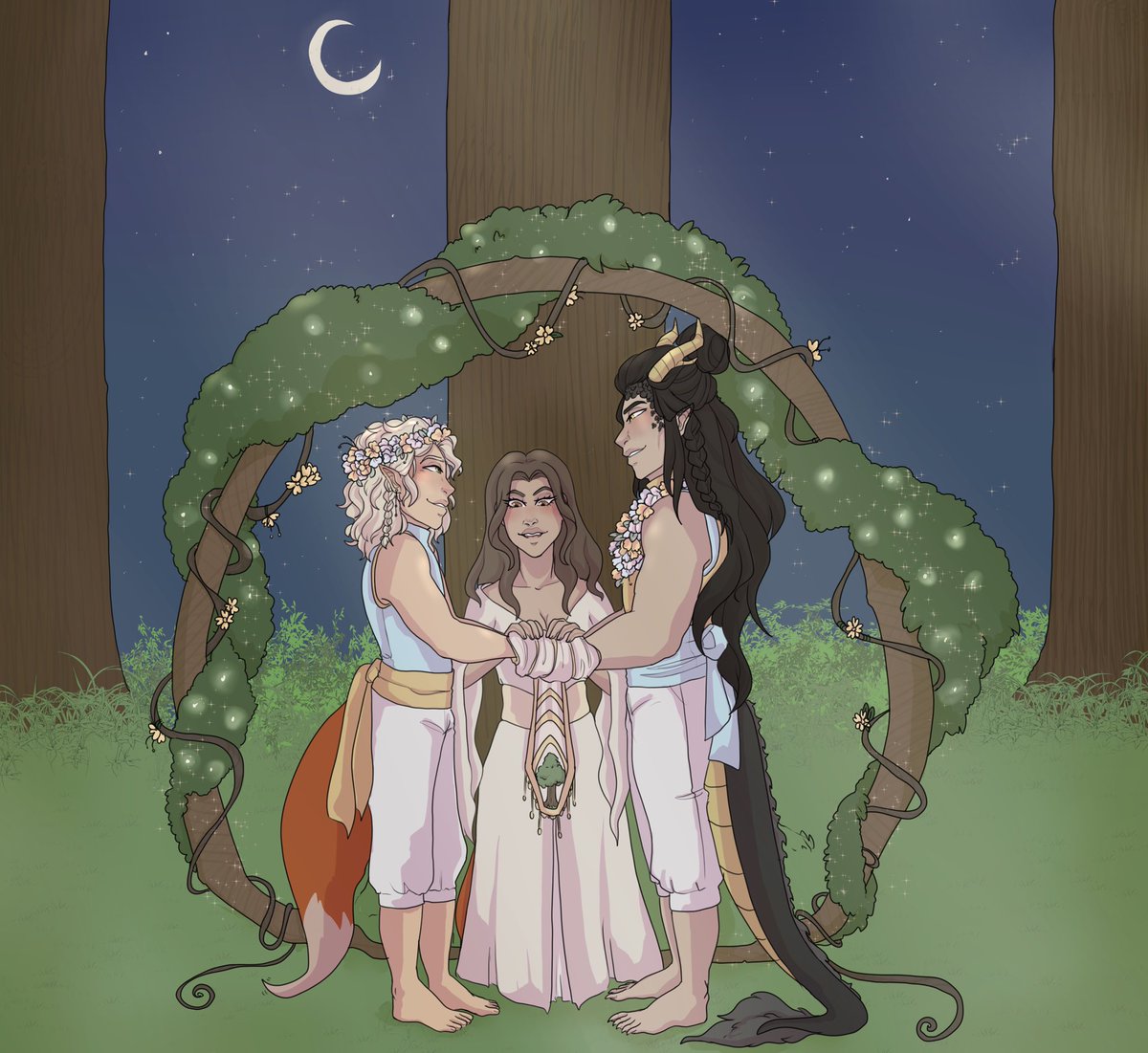 AstrocatArt's tweet photo. Finally finished this sketch I’ve had for months. Trying to work on backgrounds more #originalcharacters #oc https://t.co/DxjP6rnM2G