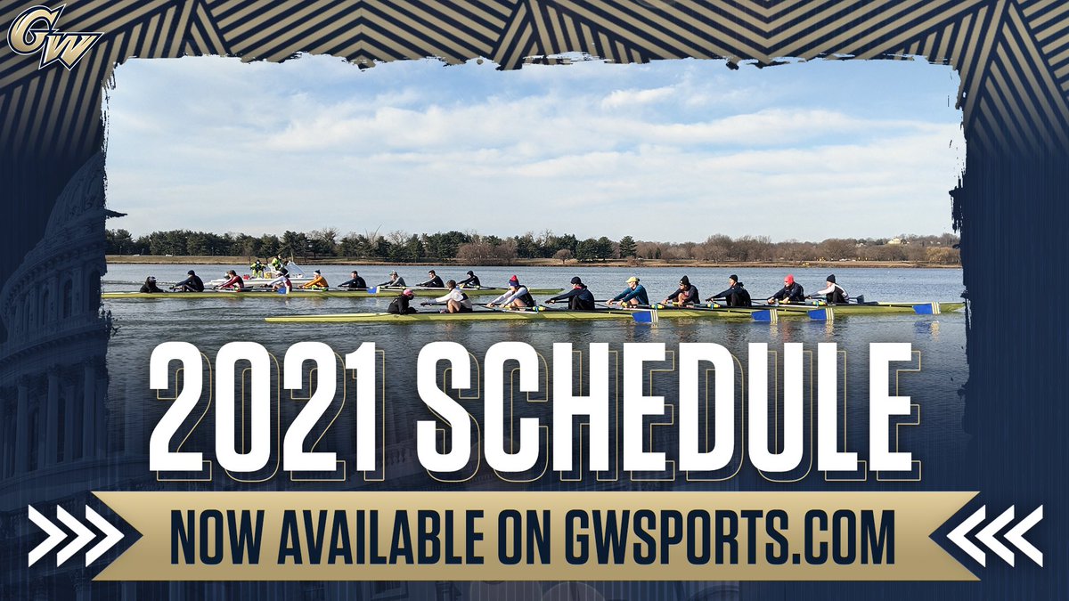 GWMensRowing's tweet photo. WE. ARE. CLOSE. Less than one week until our first scrimmage against @vmensrowing! Tap the link in our bio to see our tentative Spring schedule #GrandFinalYear #allofusornoneofus https://t.co/NVrZSujHgK