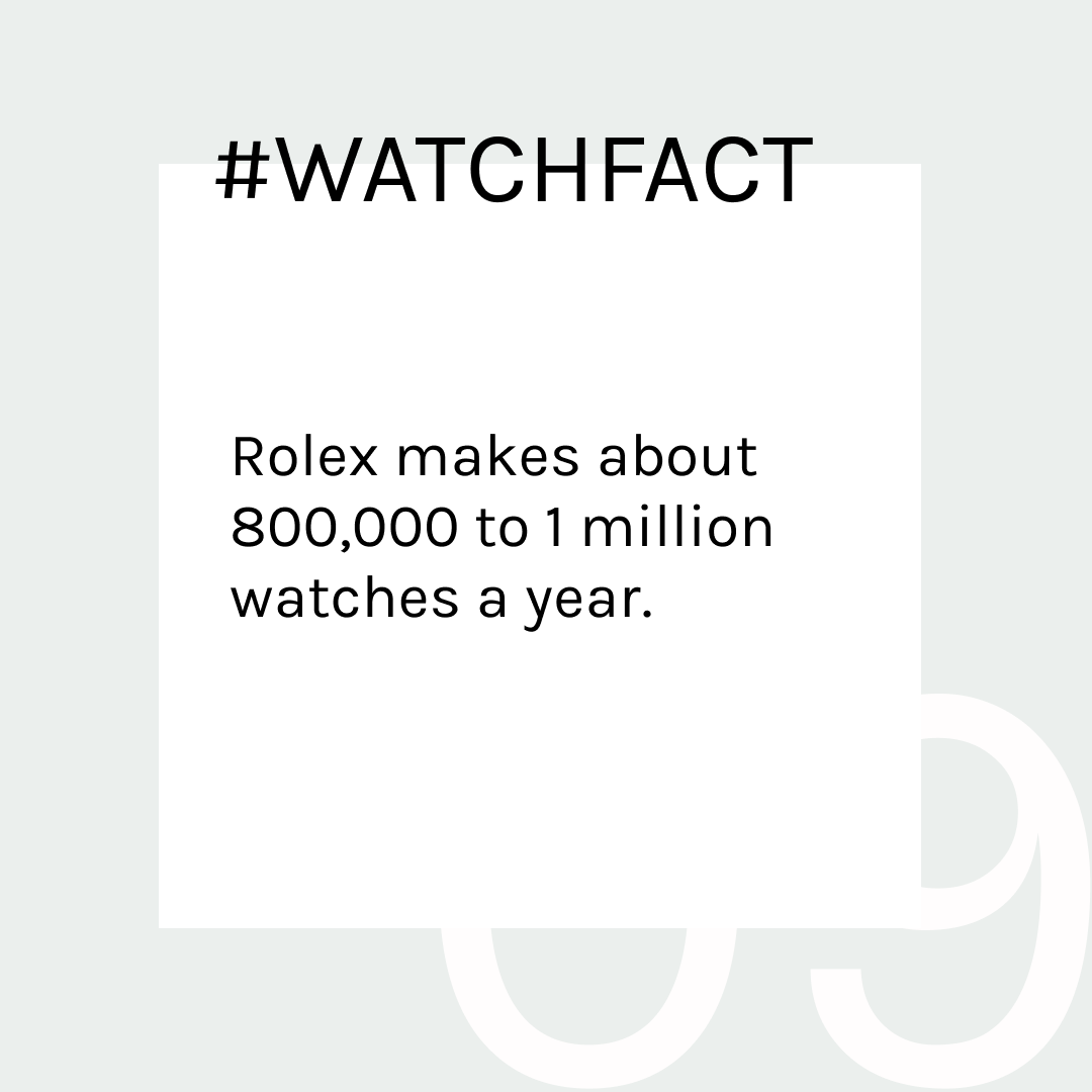 watchdotbid's tweet photo. It has been rumored that #Rolex makes about 2000 #watches a day 😱. This is a testament to Rolex being the best luxurious watch brand of all time. https://t.co/vyg4kxciXV