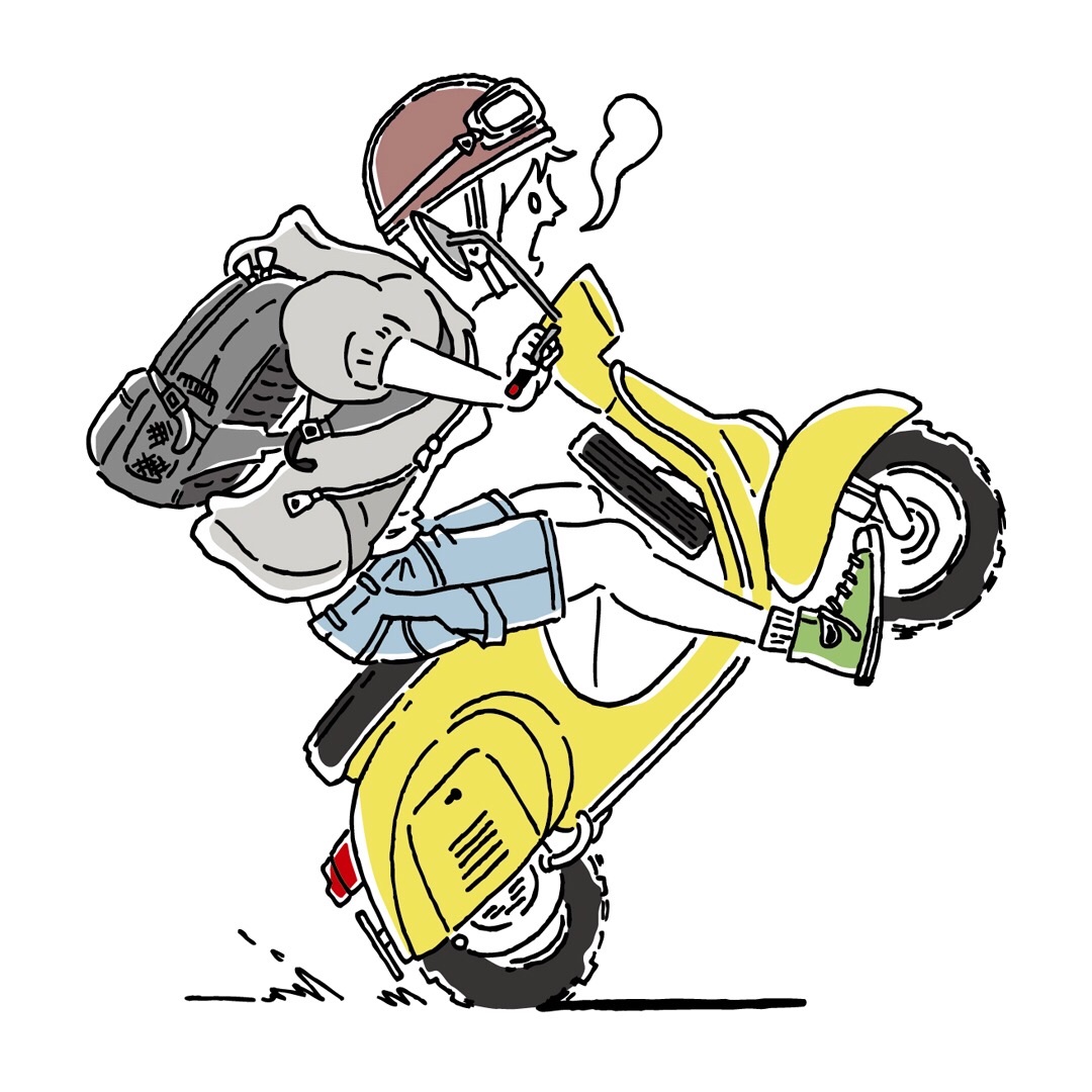 Yohei Yamashita Illustration Illustrator Vespa イラスト イラストレーション イラストレーター ベスパ