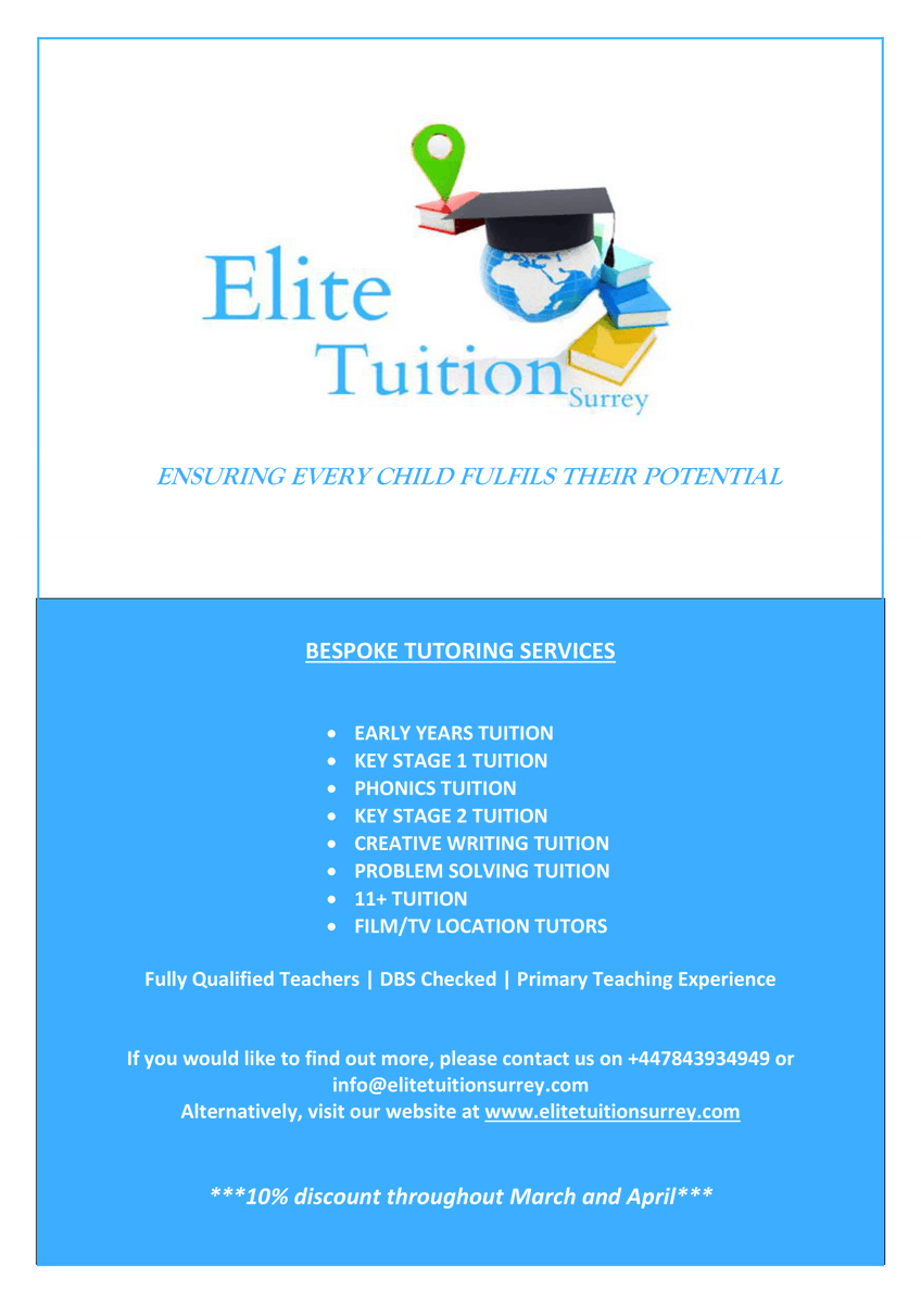TutorsElite's tweet photo. PRIVATE TUITION
 Are you concerned about your child’s academic ability?
Would you like to give your child’s education a boost?
We are offering 10% discount throughout March and April https://t.co/q1KU1SkCKA