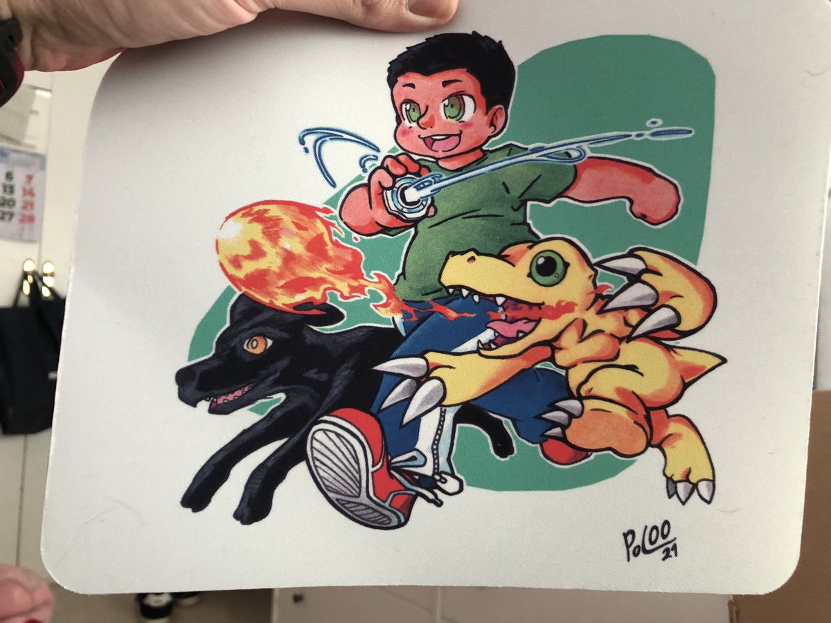 Xipikaiser's tweet image. Regalo de mi novia para poner de fondo cuando haga videos de mis Vpets. Si es que no me la merezco ❤️❤️❤️. #Digimon #Xipi #Nanaki #DigimonSigueVIVOenESPAÑA