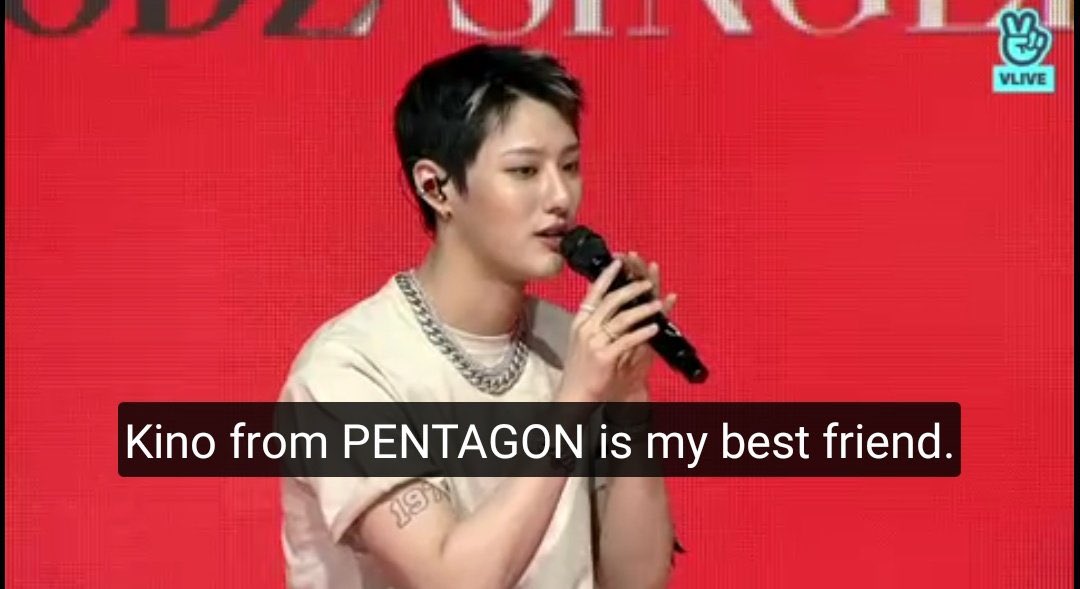 chochoseungyoun's tweet photo. "Kino from Pentagon is my best friend"

- Cho Seungyoun (2021) https://t.co/pOrgVlKxPY