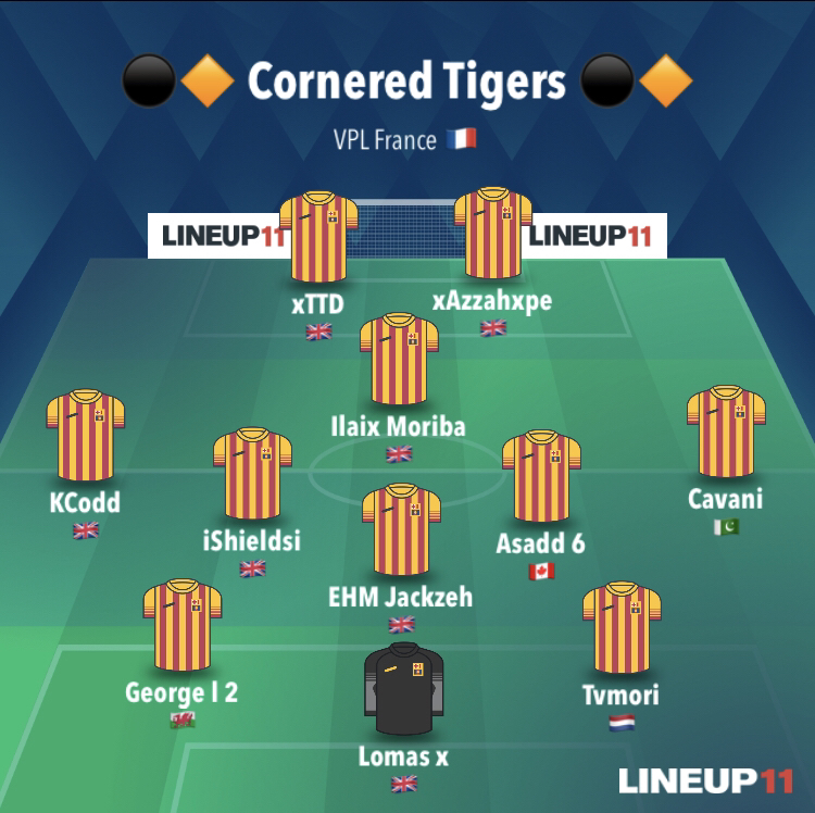 🟠⚫️ VPL France Gameweek 2 🟠⚫️

🏆l <a href="/VPLFrance/">VPL FRANCE | XBOX™</a> Div 1

- 8:30 vs <a href="/AguiasCP/">UOA Aguias</a> 🇫🇷
- 9:00 vs <a href="/BPantheres/">Black Panther eSports</a> 🇫🇷
- 9:30 vs @AsGaruda09 🇫🇷

Let's see if we can build on last weeks performances. Few changes to the side tonight.