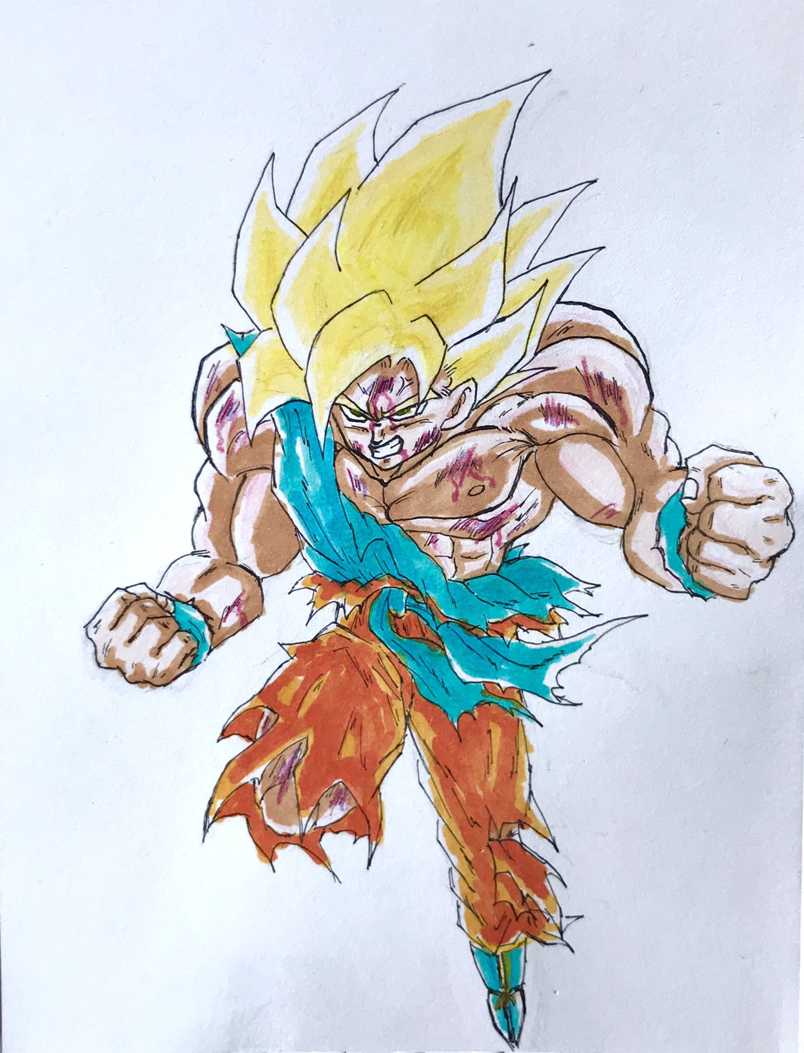 ワイ どうもワイです ドラゴンボール大好き 絵を描いては載せてます 最近色塗りにハマってます アナログ星人です よろしくです 絵師と繋がりたい 絵描きさんと繋がりたい Db ドラゴンボール おしゃれさんと繋がりたい T Co J7lyiia45k