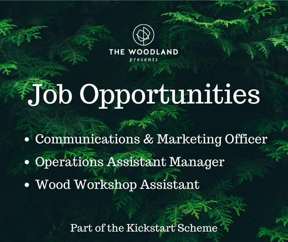 Are you or someone you know aged between 18-24? 
Being paid universal credit? 
Are you interested in a paid position working with an environmental organisation for 6 months? 
Beginning in April we have 3 placements 
Part of the #KickstartScheme 

thewoodland.co/opportunities/