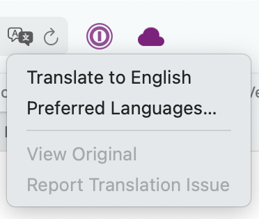 FineriOS's tweet image. 📱💻 Safari can translate webpages without a plugin j.mp/2NFSux7