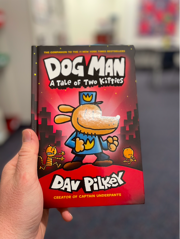MrTomTheBC's tweet photo. Currently #DogMan is a class favorite. I just want to give a huge shoutout to @DonorsChoose and the wonderful platform that they provide! My students have access to fantastic materials thanks to all of the wonderful #Donors out there! #EDC #HelpATeacher #MyMISD #MalvernSoars https://t.co/lRBz5BFF68