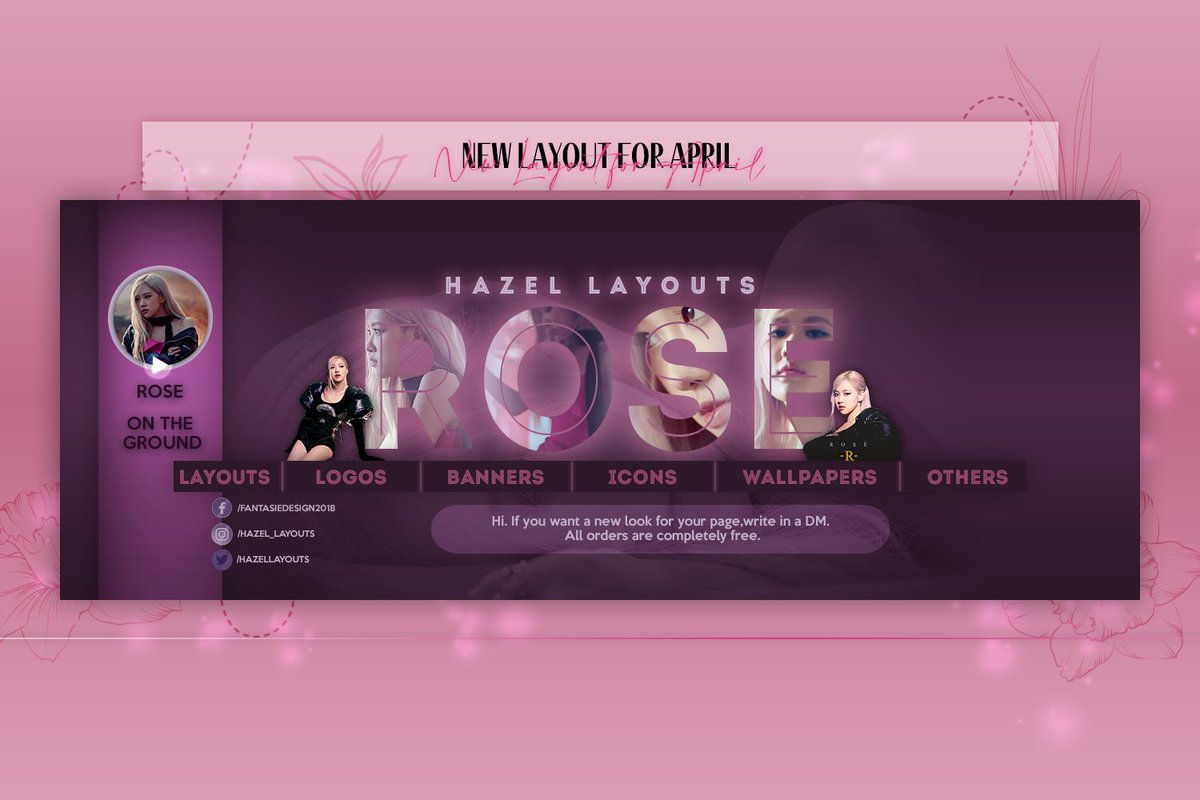 My new layout for April. 🌱🌸🌺
Starring: <a href="/roses_are__rose/">BLACKPINK ROSÉ 로제</a>
Clip: On the Ground
.
.
#ROSE #OnTheGround