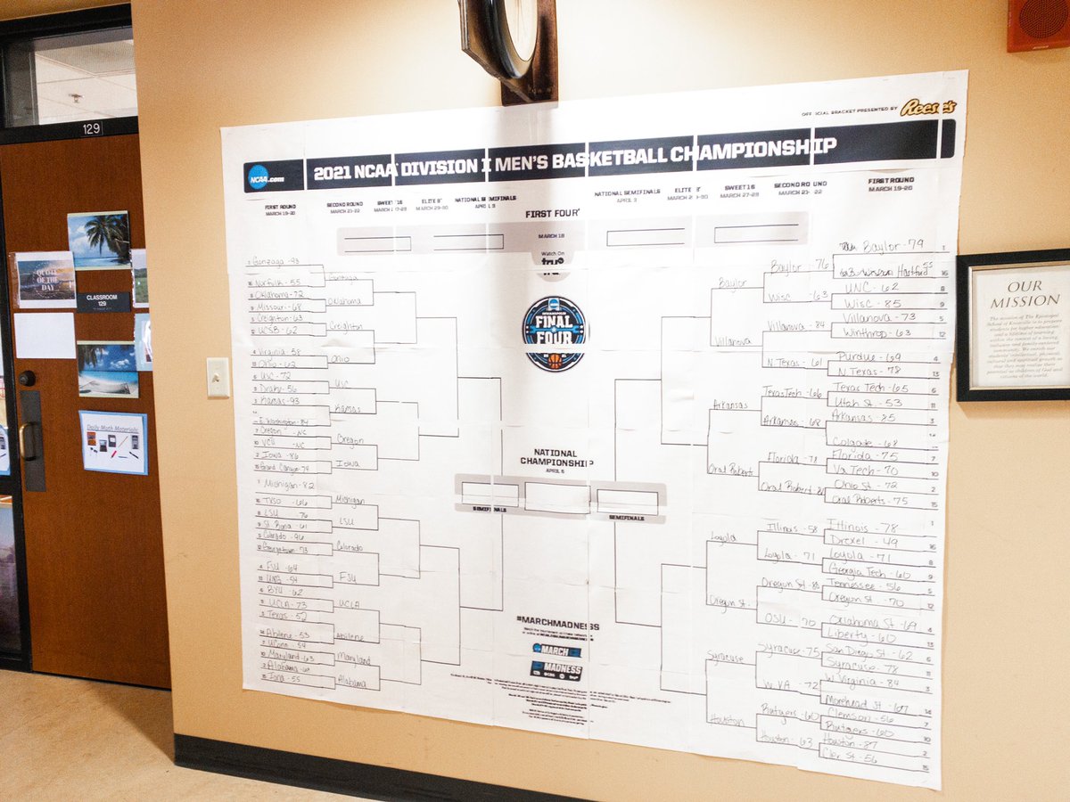 sarahuff_13's tweet photo. March Madness is perfect for statistics!! @esksaints #bracketmath https://t.co/zutlB5Q2zi