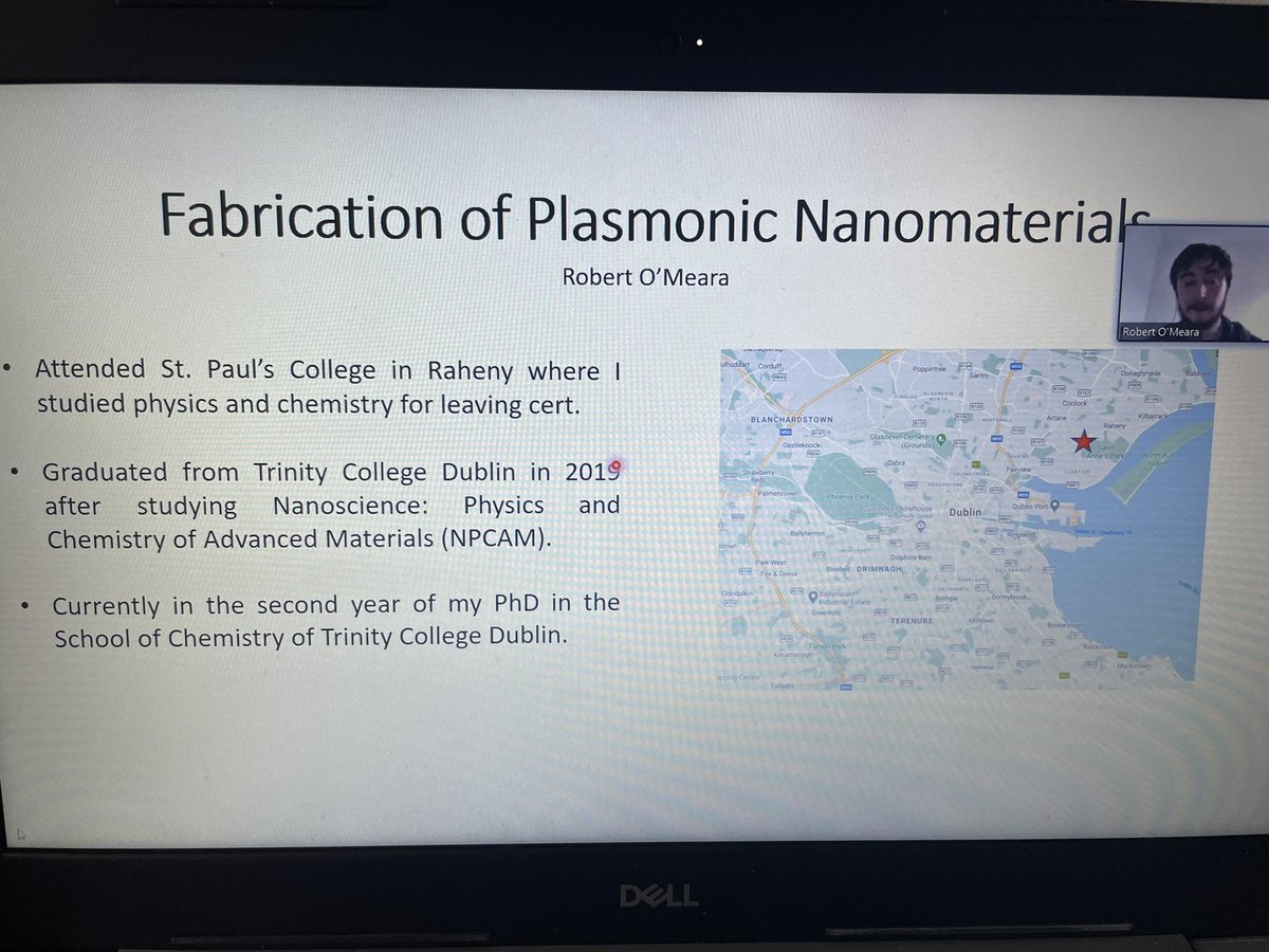 Nat95gd's tweet photo. First session of Stories from the Lab since December with the students back in school! Thanks @Dunshaughlin_CC for having us and thanks to @inigo_iribarren Luis and Robert for their great talks! #storiesfromthelab https://t.co/wtsojxQpaH