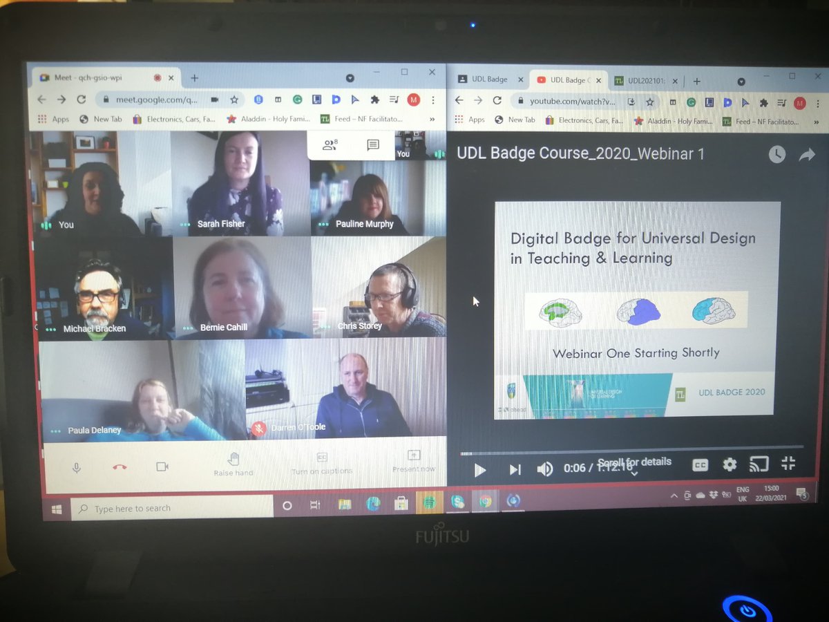Some of the Tullamore CTC team embarking on their first day of the Digital Badge for UDL with <a href="/aheadireland/">AHEAD Ireland</a>. Ably led by our colleague Michelle who has achieved her UDL Facilitators badge. #ThisisFET #UDL #inclusionmatters #DreamTeam <a href="/SOLASFET/">SOLAS</a> <a href="/laoisoffalyetb/">Laois and Offaly ETB</a> <a href="/ETBIreland/">ETBI</a>
