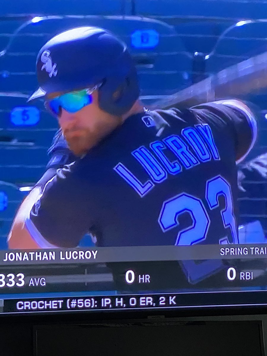 middlebrooks's tweet photo. My man, @JLucroy20, is putting out some major Jack Parkman vibes. I absolutely love it. https://t.co/fBHFuQL4DZ