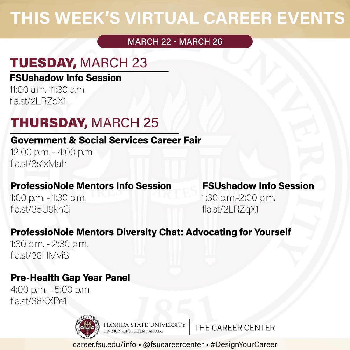 FSU Career Center tweet media