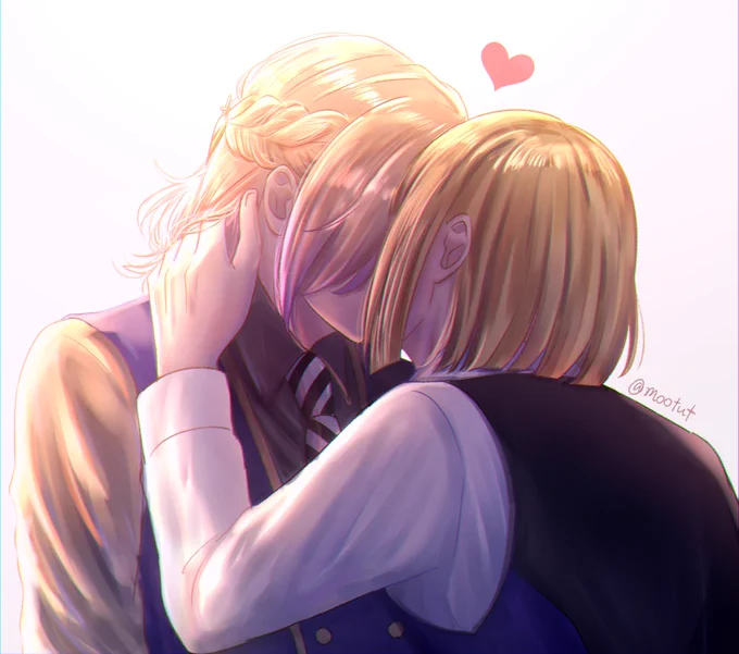 光と影の練習
ルクヴィル優しいキス❤️ 