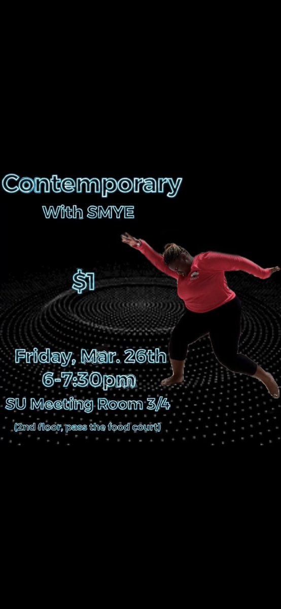vsudanceclub's tweet photo. Class this Friday with @ismyedance!!! Come join us for a contemporary class for only $1! 🔥 https://t.co/QDkXvvvFNP