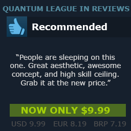quantumleague's tweet photo. No more excuses for not buying Quantum League at this price����

RT if you agree! 

#PCgaming #FPS #community #indiegame #deals #steamdeal #mondaymotivation https://t.co/rfF3acHClH