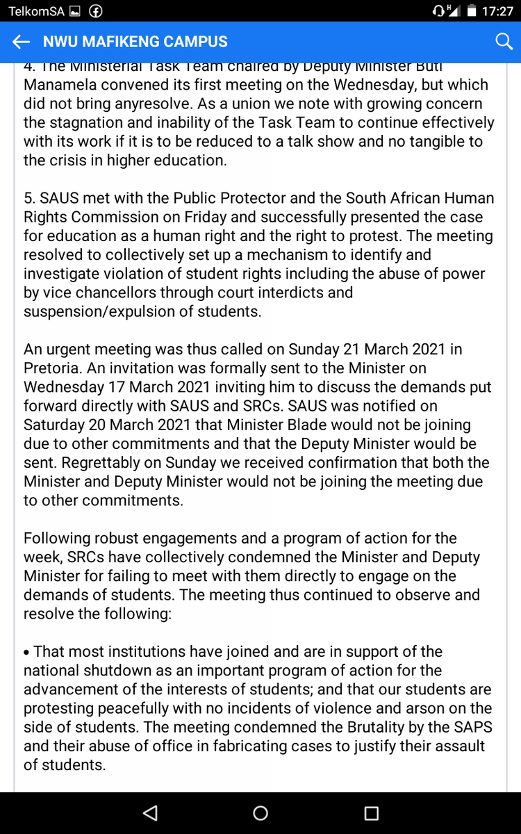 EFFSC_NWUMaf's tweet photo. Blade Nzimande is very arrogant!!! Mayihlome ihlasele!! ✊✊ https://t.co/XH8wHgSs3I