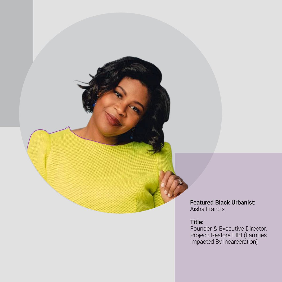 Engaging Black People and Power: Learn how Aisha Francis, Founder and Executive Director of <a href="/RestoreFIBI/">Project: RestoreFIBI</a>, is “Breaking the Cycles of Incarceration and Isolation” in #Ontario.

Join us at Noon TODAY: bit.ly/2ONKtpY