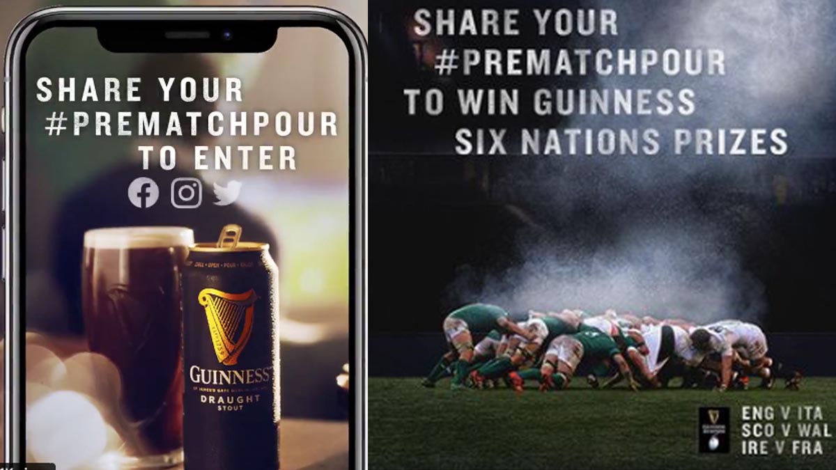 TeamUmbrella1's tweet photo. Well, that was a nail biting weekend of Rugby!  However unpredictable the score may be Guinness always pull it out of the bag with their 6 Nations promotions. This year their #prematchpour campaign offered consumers the chance to win prizes by tagging pictures on social media. https://t.co/0HBKY8Wanc