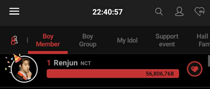 nctzenbase's tweet photo. Neozen injeolmies keren banget langsung nembus 55.555.555 heart padahal belum 1 jam. Artinya Renjun dapet CF dari cendol😭😭 makasih semuanya yang udah drop heart hari ini https://t.co/mfDauzMcSm