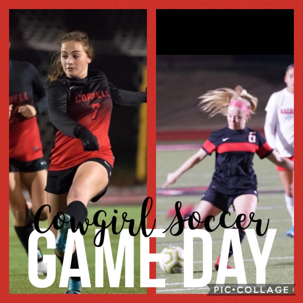 CoppellCowgirls's tweet photo. Attention! Game times have been flipped tonight. Come out and support us in our final district game!
🆚Plano East
📍Buddy Echols Field
🕟Varsity - 5:30pm
🕢JV1 - 7:15pm https://t.co/GL0v6EG5fD