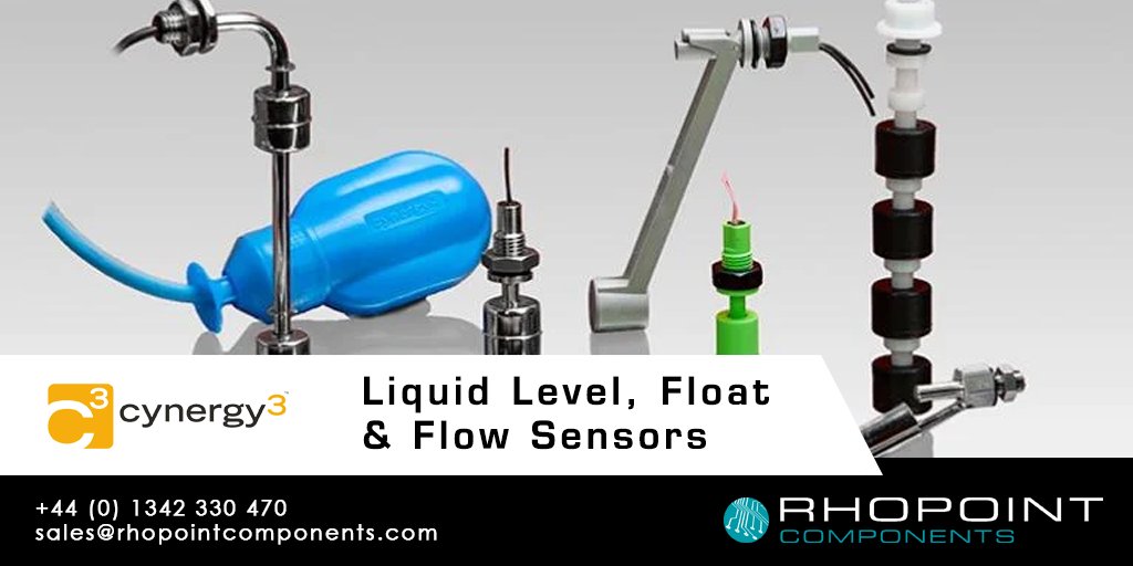 Introducing <a href="/Cynergy31/">Cynergy3</a> manufacturers of Liquid level, Float &amp; Flow sensors suited for use in many applications across a range of industrial sectors! 

View our range at rhopointcomponents.com/manufacturers/…

#electronics #engineering #manufacturing #design #harshenvironment