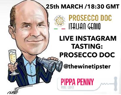 TheWineTipster's tweet photo. Looking forward to joining Pippa Penny Wine Guru on Instagram Live this Thursday at 18.30 GMT for our @ProseccoDOC Tasting. See you then! 
Cartoon credit @DarrenBirdie #proseccodoc #ItalianGenio #TasteProsecco https://t.co/HZnxnRaMwo