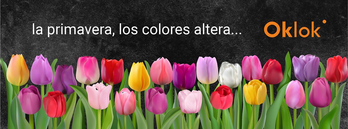 AgenciaOklok's tweet photo. Damos la bienvenida a una nueva #primavera, cargada de maravillosos colores, sol, energรญa y muchas ganas de disfrutar. #FelizPrimavera2021 #HappySpring2021 #colours #Springtime #Primavera https://t.co/h2fpa8mOEA