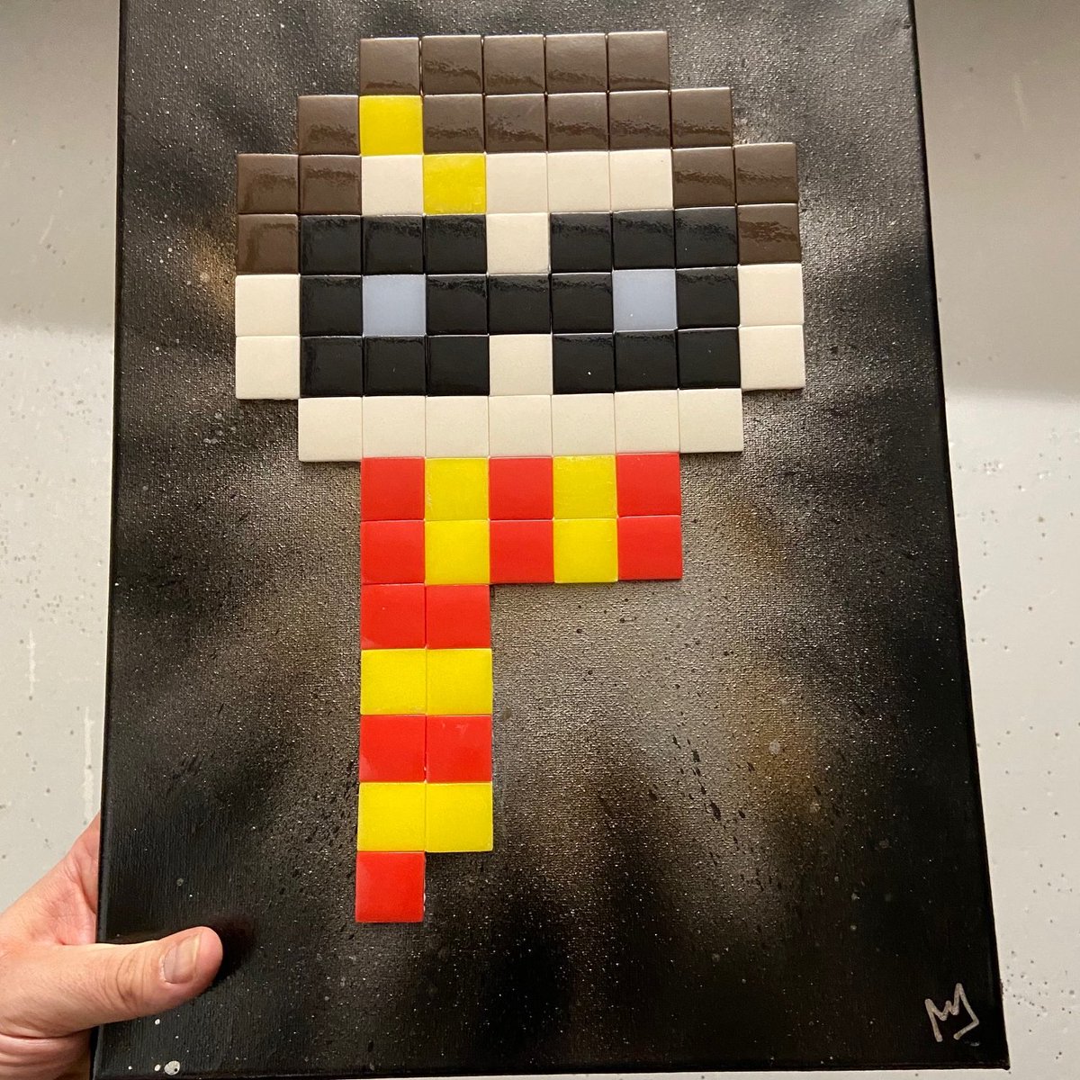 bpm_art's tweet photo. "Harr'invader"
Mosaique sur toile, 2020

#HarryPotter #mosaic #invader https://t.co/MsOafu2ivA