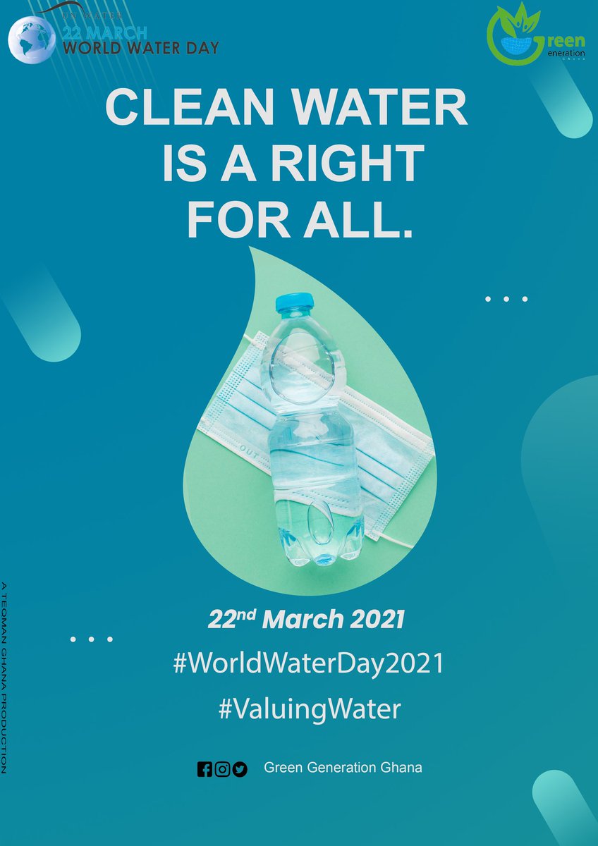 GreenGenGhana's tweet photo. People are rights-holders and States are duty-bearers of providing water and sanitation services. Rights-holders can claim their rights and duty-bearers must guarantee the rights to water and sanitation equally and without discrimination. #WorldWaterDay2021 #ValuingWater https://t.co/PZu6RpSbZL