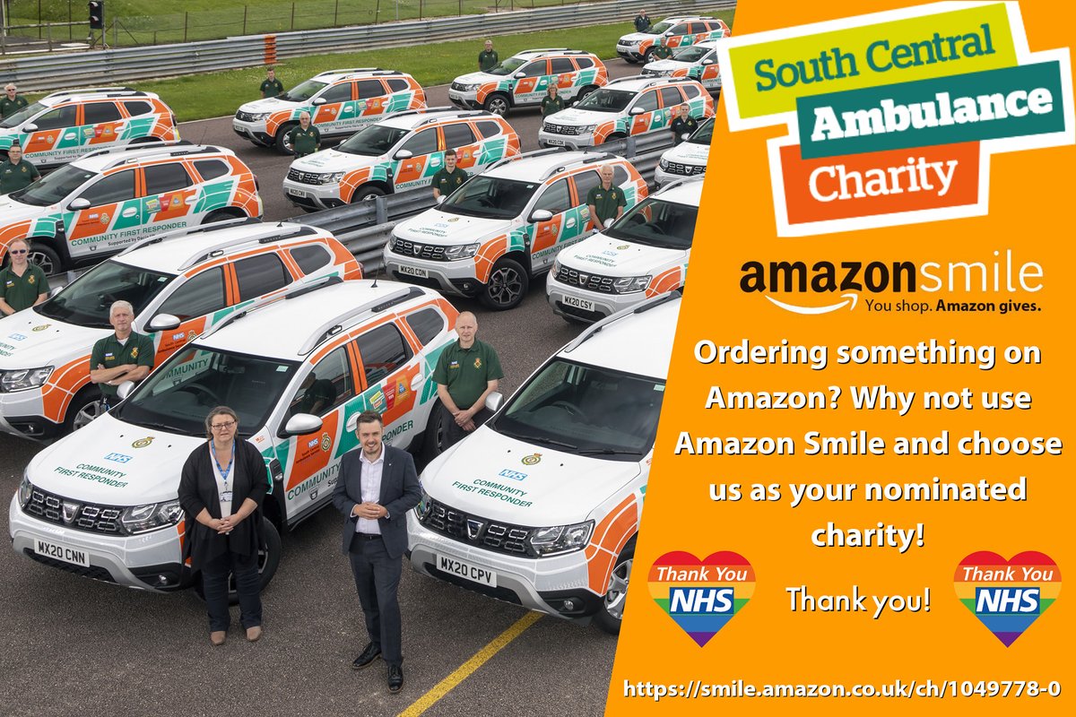 Just a gentle reminder for anyone using Amazon 🛒😀<a href="/SCASJobs/">#SCASJobs</a>  <a href="/SCAS999/">South Central Ambulance Service</a> <a href="/SCAS999Ted/">999Ted</a> <a href="/SCAS_HART/">SCAS HART</a>